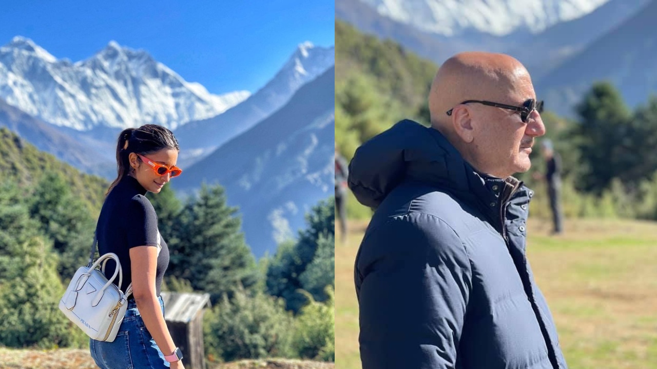अनुपम खेर र परणीति चोपडाले गरे सगरमाथाको प्रंशसा